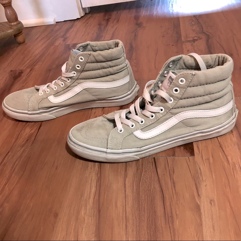 Vans Hi-Tops, Gray, Women’s 8, Men’s 6.5